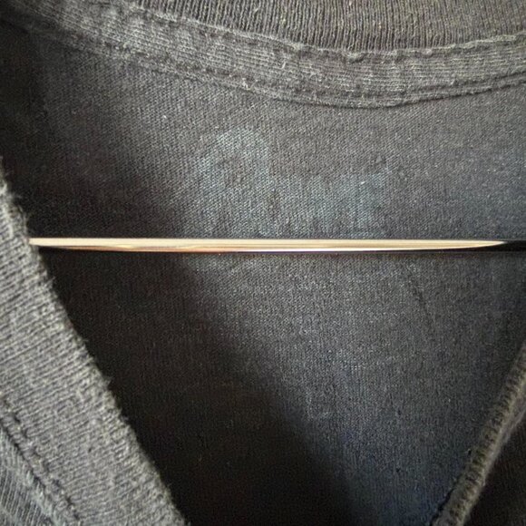 David Bowie black band tee shirt men's large - Picture 3 of 4